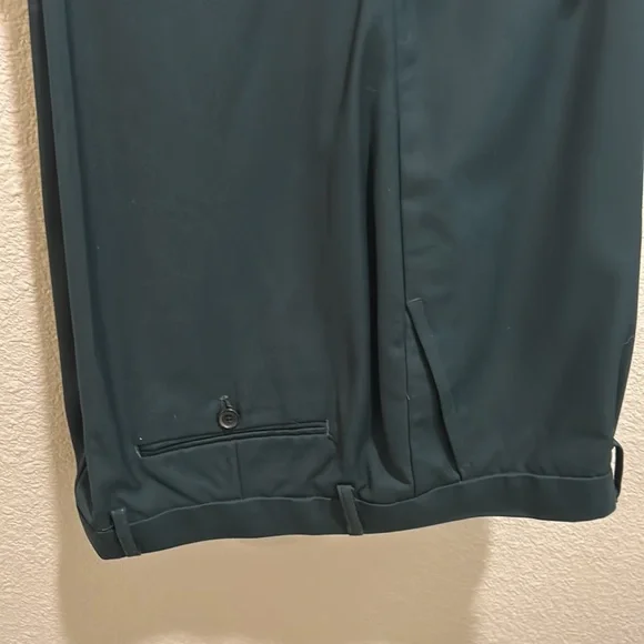 Forest green suit 46R wool blend - Picture 7 of 11